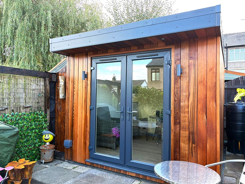 An insulated summerhouse in Elland