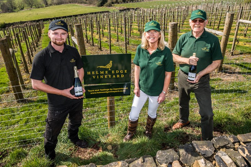 The family at Helme Edge Vineyard