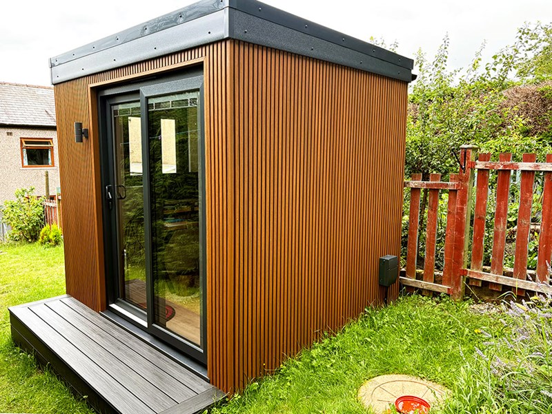 A garden room office space in Warley